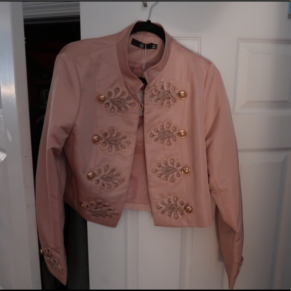 Military pink jacket